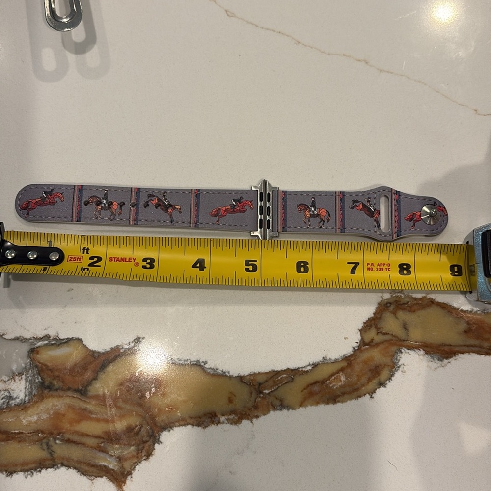 C4 Apple watch leather band equestrian 42/44 mm - Picture 3 of 6